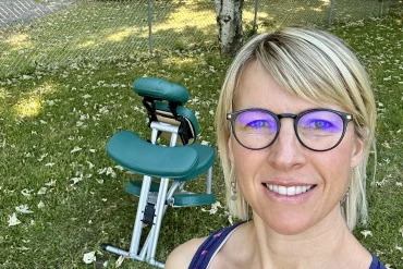 QVCT à la CPAM de Haute-Savoie : des massages assis pour ses équipes